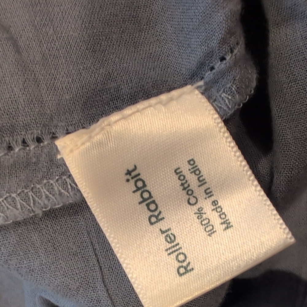 Roller Rabbit Chambray Embroidered Shift Dress - Picture 6 of 7